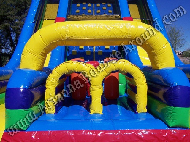 Vertical rush inflatable obstacle course rental Colorado